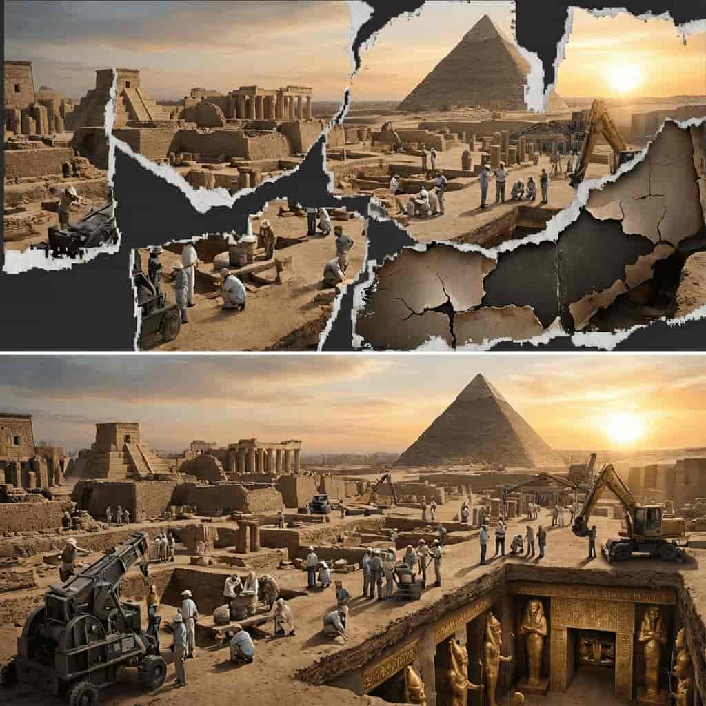 Damaged image completion generated with Nana Banana AI image to image